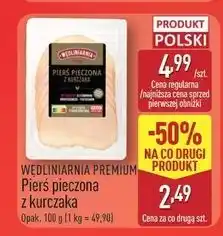 ALDI Pierś pieczona z kurczaka Wędliniarnia Premium oferta
