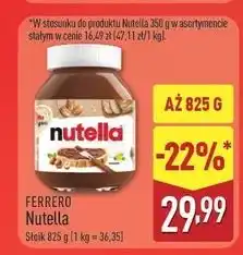 ALDI Krem czekoladowo-orzechowy Nutella oferta