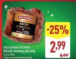 ALDI Boczek rolowany pieczony Wędliniarnia Premium oferta