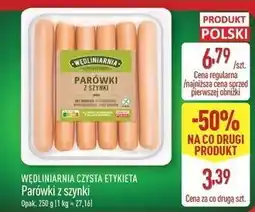 ALDI Parówki z szynki Wędliniarnia Czysta Etykieta oferta