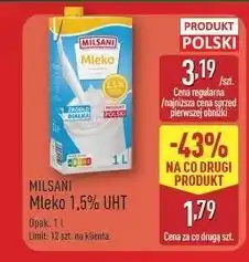 ALDI Mleko 1.5% Milsani oferta