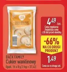 ALDI Cukier wanilinowy Back Family oferta