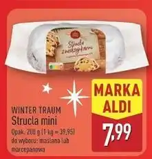 ALDI Strucla mini marcepanowa Wintertraum oferta