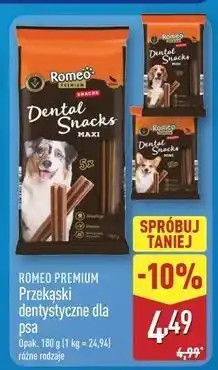 ALDI Przekąska dental snack midi Romeo (Karma) oferta