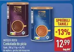 ALDI Czekolada do picia klasyczna Moser Roth oferta