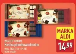 ALDI Czekoladki domino w czekoladzie białej Wintertraum oferta