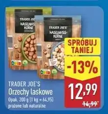 ALDI Orzechy laskowe naturalne Trader Joe's oferta