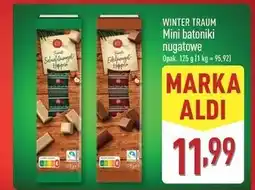 ALDI Mini batoniki nugatowe Wintertraum oferta