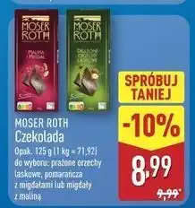 ALDI Czekolada z orzechami Moser Roth oferta