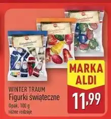 ALDI Figurki czekoladowe mikołaj Wintertraum oferta
