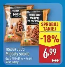 ALDI Migdały smażone solone Trader Joe's oferta
