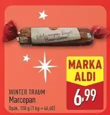 ALDI Marcepan z nadzieniem nugatowym Wintertraum oferta