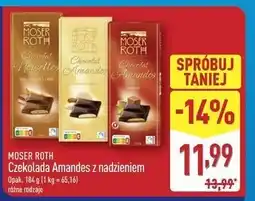 ALDI Czekolada noisettes Moser Roth oferta