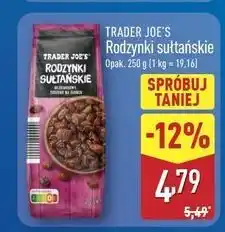 ALDI Rodzynki sułtanki Trader Joe's oferta
