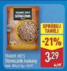 ALDI Słonecznik łuskany Trader Joe's oferta