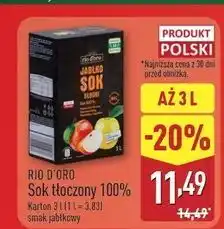 ALDI Sok jabłkowy Rio D'oro oferta