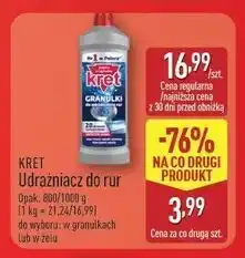 ALDI Żel do udrożniania rur Kret oferta