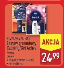 ALDI Zestaw w pudełku calming: żel pod prysznic creme soft 250 ml + dezodorant black & white 50 Nivea oferta
