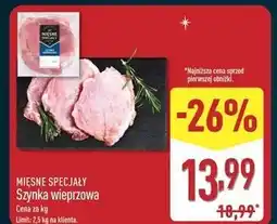 ALDI Szynka wieprzowa Mięsne Specjały Zawsze Świeże (Aldi) oferta
