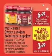 ALDI Owoce z sokiem do herbaty malina Westminster oferta