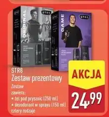 ALDI Zestaw w pudełku game żel pod prysznic 250 ml + dezodorant 150 Str8 oferta