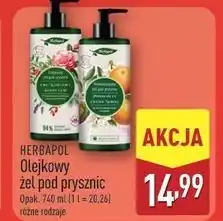 ALDI Żel pod prysznic rewitalizujący pomarańcza i olejek neroli Herbapol oferta