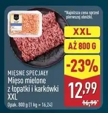 ALDI Mięso mielone z łopatki i karkówki Mięsne Specjały Zawsze Świeże (Aldi) oferta