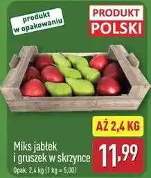 ALDI Miks jabłek gala i gruszek konferencja w skrzynce oferta