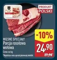 ALDI Porcja rosołowa wołowa Mięsne Specjały Zawsze Świeże (Aldi) oferta