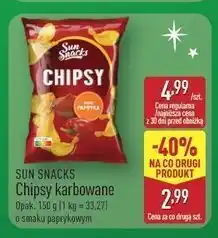 ALDI Chipsy paprykowe Sun Snacks oferta