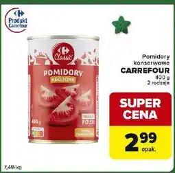 Globi Pomidory krojone Carrefour Classic oferta