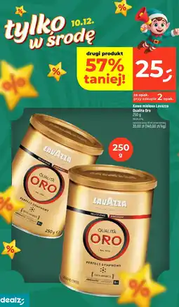 Dealz Kawa mielona Lavazza Qualità Oro 250g oferta