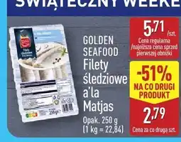 ALDI Filety śledziowe a la Matias GOLDEN SEAFOOD oferta