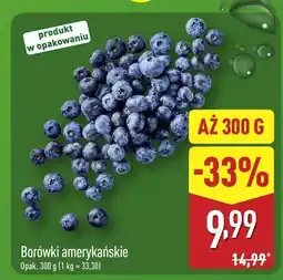 ALDI Borówki amerykańskie 300 g Aldi oferta