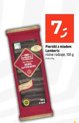 Dealz Pierniki z miodem Lambertz różne rodzaje 100 g oferta