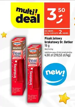 Dealz Pisak żelowy brakatowy Dr. Oetker oferta