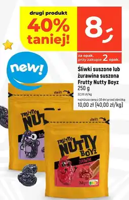 Dealz Śliwki suszone lub żurawina suszona Frutty Nutty Boyz oferta