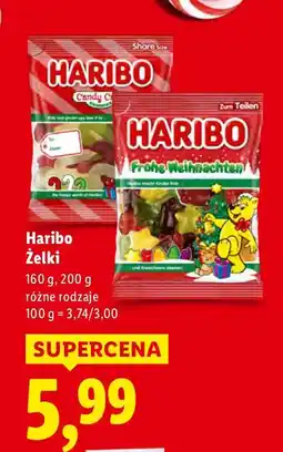 Lidl Żelki różne rodzaje Haribo oferta