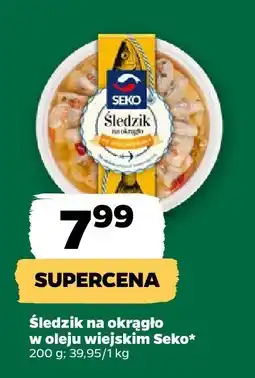 Netto Śledziik na okrągło w oleju wiejskim Seko oferta