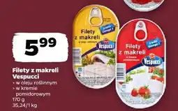 Netto Filety z makreli w oleju roślinnym Vespucci oferta