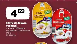 Netto Filety śledziowe w oleju roślinnym Vespucci oferta