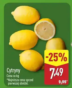 ALDI Cytryny Aldi oferta