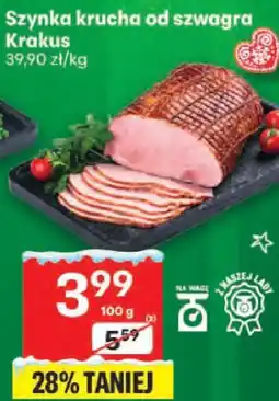 Delikatesy Centrum Szynka krucha od szwagra Krakus oferta