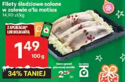 Delikatesy Centrum Filety śledziowe solone w zalewie a'la matias Delikatesy Centrum oferta