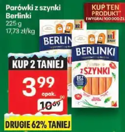 Delikatesy Centrum Parówki z szynki Berlinki oferta