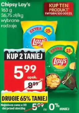 Delikatesy Centrum Chipsy Lay's wybrane rodzaje oferta