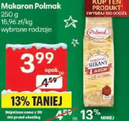 Delikatesy Centrum Makaron Polmak wybrane rodzaje oferta