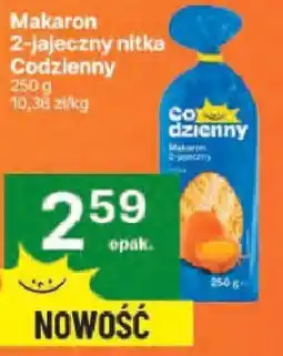 Delikatesy Centrum Makaron z 2 jajeczny nitka Codzienny 250 g oferta