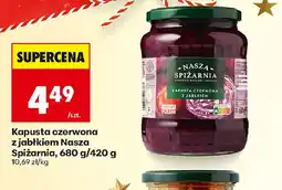 Biedronka Nasza Spiżarnia Kapusta czerwona z jabłkiem oferta