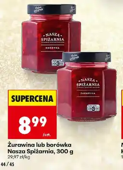 Biedronka Nasza Spiżarnia Zurawina/Borówka oferta
